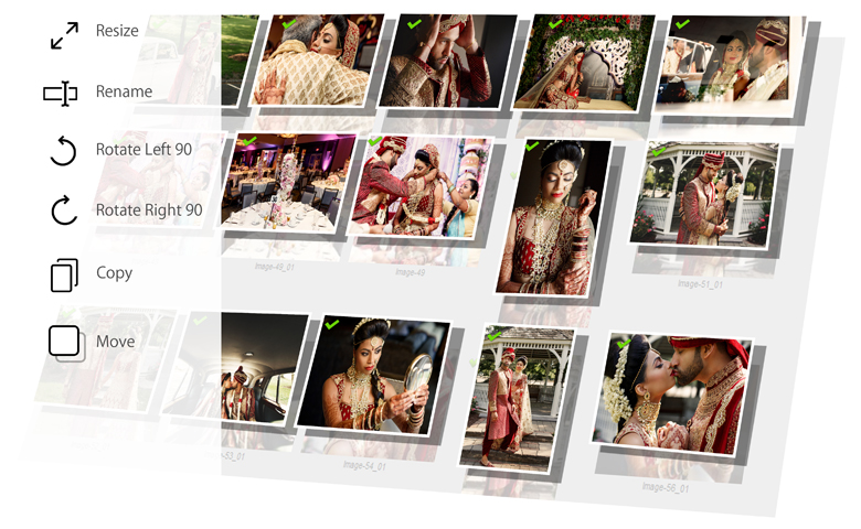 Manages your Photos effectively Rotate, Resize, Sort, Select, Copy & Move with Album Xpress Pack
