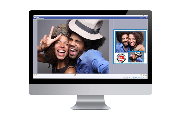 PhotoBooth- Convert any PC to  Photobooth, Ready Designs and sizes. Print, Share on mobile.