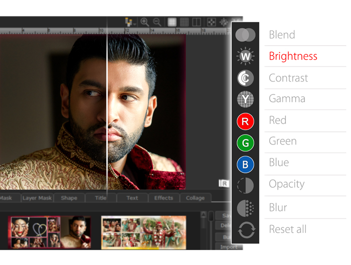 Improvised Designing experience with instant & quick preview of album pages in Album Xpress Pro