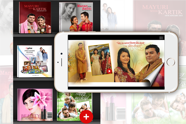 Create your digital portfolio with all published albums through Album Xpress App.
