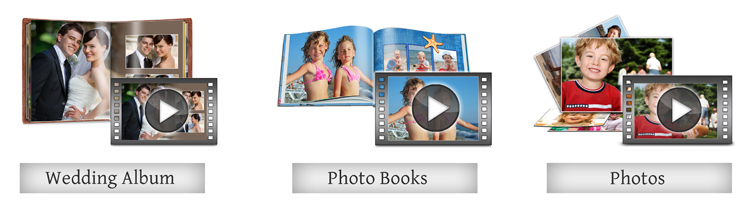 Make videos of Albums, Photo book & photos with multiple things in Video Xpress
