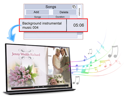 With Video Xpress add a background song to videos.