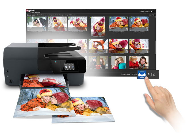 Instant printing of orders on connected printers with Photo Xpress